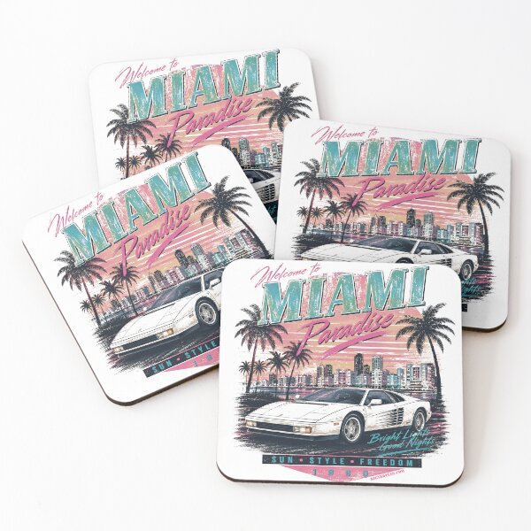 Item preview, Miami Vice Inspired 1990's Paradise designed and sold by bigtedtees.