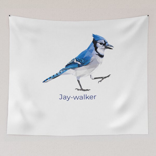 Item preview, Jay-walker - Funny Blue Jay Bird Pun | Blue Jay Walking - Funny Birdwatching Design designed and sold by Neurospicy Trolls.
