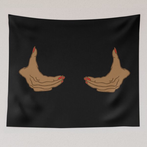 Item preview, Two Black Female Hands Holding Chest  designed and sold by CamilasPrints.
