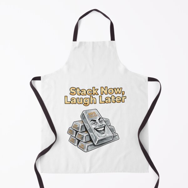 Item preview, funny stack now laugh later silver stacker bullion meme designed and sold by ArtDesignTp.