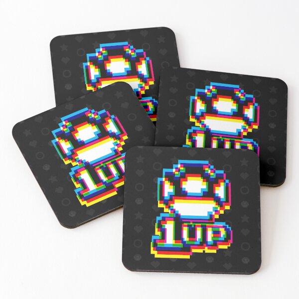 Item preview, 1up Mushroom Glitch 2 - Dark designed and sold by animinimal.