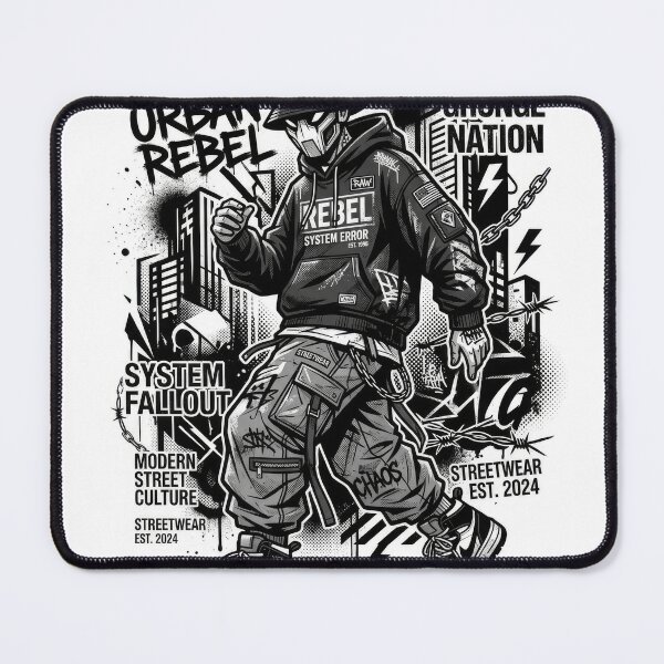 Item preview, Urban Rebel Streetwear Character Vector Illustration designed and sold by Rahat3344.