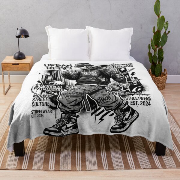 Item preview, Urban Rebel Streetwear Character Vector Illustration designed and sold by Rahat3344.