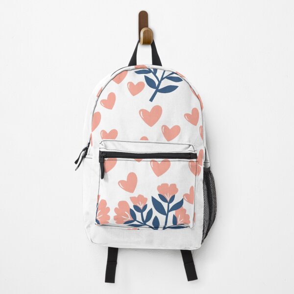 Item preview, Cute Pink Hearts & Floral Pattern | Coquette Botanical Transparent Design designed and sold by 1234saad.