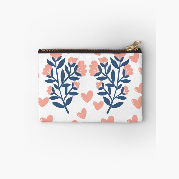 Item preview, Cute Pink Hearts & Floral Pattern | Coquette Botanical Transparent Design designed and sold by 1234saad.