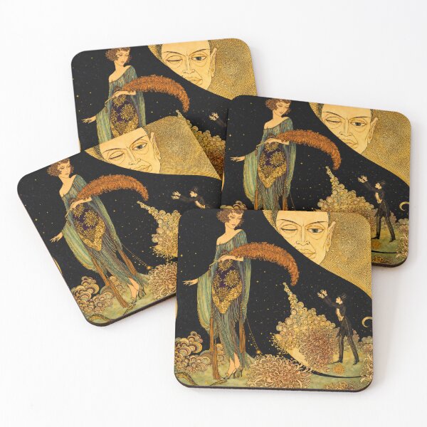 Item preview, Art Deco Illustration Mystical Fantasy Woman for Vintage Art Lovers designed and sold by RickE.