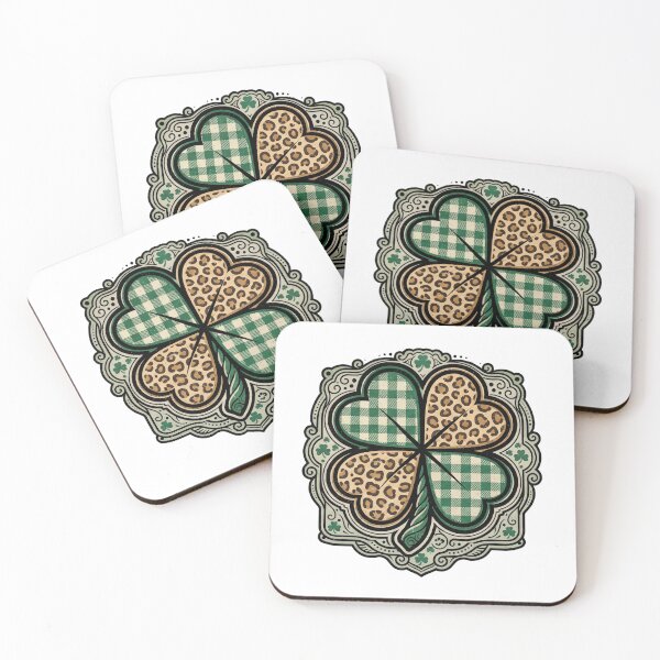 Item preview, funny St Patricks Day shamrock heart lucky design designed and sold by ArtDesignTp.