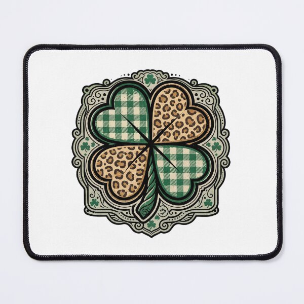 Item preview, funny St Patricks Day shamrock heart lucky design designed and sold by ArtDesignTp.