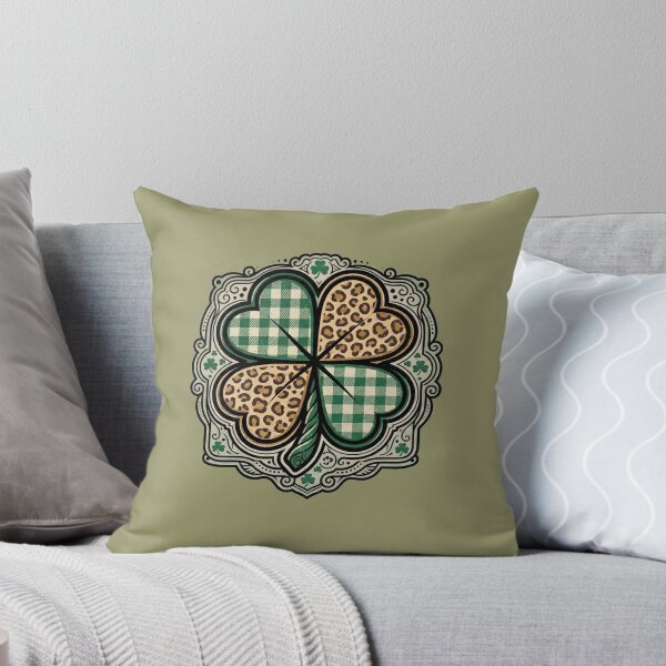 Item preview, funny St Patricks Day shamrock heart lucky design designed and sold by ArtDesignTp.
