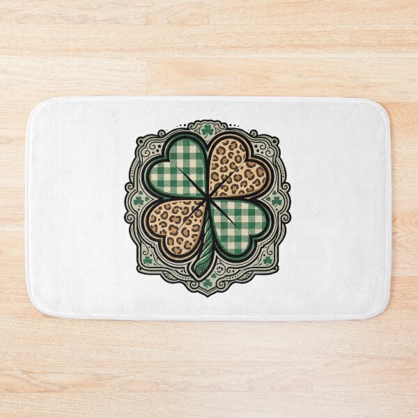 Item preview, funny St Patricks Day shamrock heart lucky design designed and sold by ArtDesignTp.
