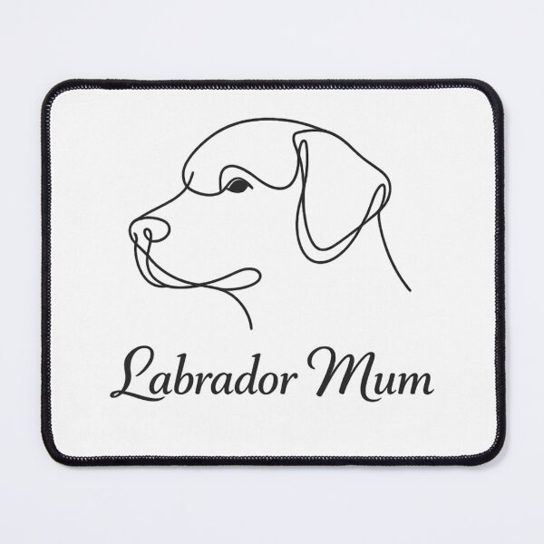 Item preview, Labrador Mum Minimalist Line Art designed and sold by Tee Visions.