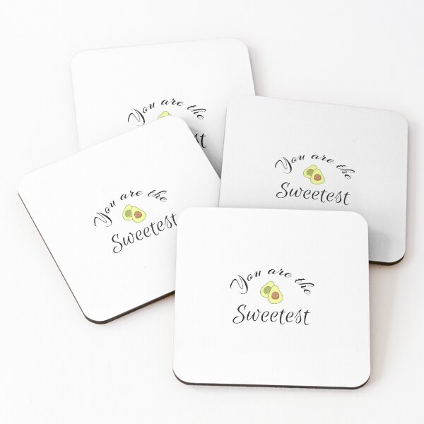 Item preview, You Are The Sweetest Cute Kawaii Avocado Pun Love Illustration Sticker  designed and sold by Amituniqart.