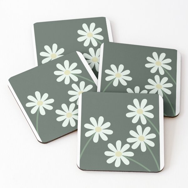 Aperçu de l'œuvre illustration florale abstraite minimaliste aux tons doux créée et vendue par 722u.