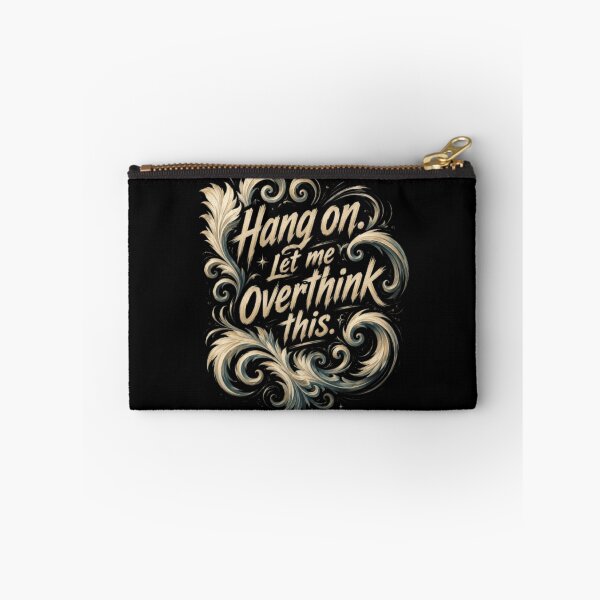 Item preview, Social Anxiety Humor Hang On Let Me Overthink This designed and sold by Shakhbata-1.
