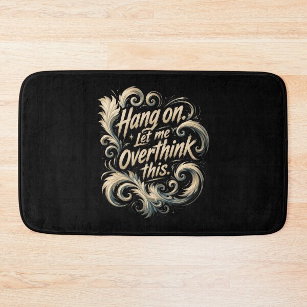 Item preview, Social Anxiety Humor Hang On Let Me Overthink This designed and sold by Shakhbata-1.