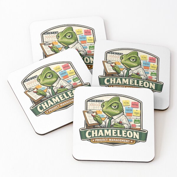 Item preview, Chameleon Project Manager Funny Office Mascot designed and sold by TheRealTaria.