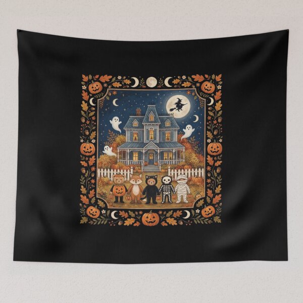 Item preview, 90s Bears Halloween Trick Or Treat Fall Season Boys Girls T-Shirt | Retro Spooky Bear Graphic Gift designed and sold by Trendably.