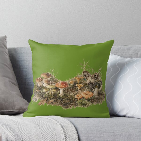 Item preview, Wild Forest Mushroom Field Guide Art designed and sold by 63Hotpeppers.