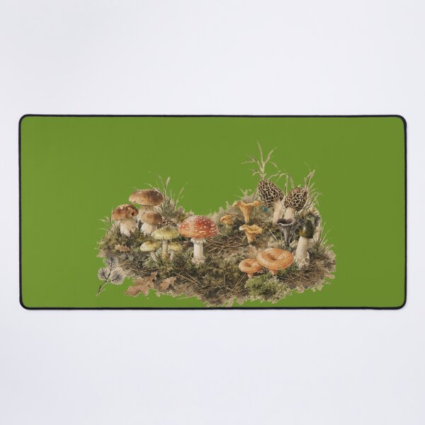 Item preview, Wild Forest Mushroom Field Guide Art designed and sold by 63Hotpeppers.