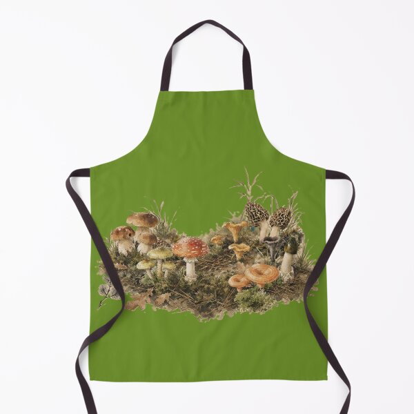 Item preview, Wild Forest Mushroom Field Guide Art designed and sold by 63Hotpeppers.