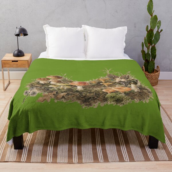 Item preview, Wild Forest Mushroom Field Guide Art designed and sold by 63Hotpeppers.