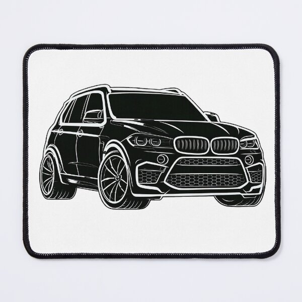 Item preview, High Performance Luxury SUV | Monochrome Automotive Line Art designed and sold by UpperClassThreads.