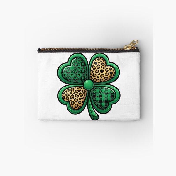 Item preview, lucky irish shamrock heart pattern St Patricks Day designed and sold by ArtDesignTp.