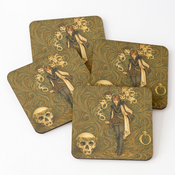 Item preview, Hamlet Art Nouveau Prince Wall Art for Gothic Literature Lovers designed and sold by RickE.