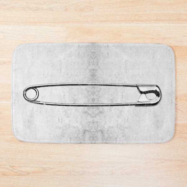 Item preview, Closed Metal Safety Pin Illustration designed and sold by Ghoul Enterprises.