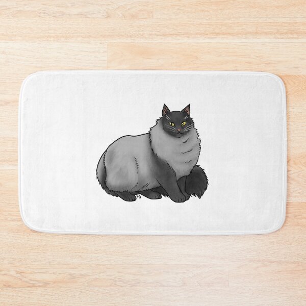 Item preview, Cat - Norwegian Forest Cat - Black Smoke designed and sold by Jennifer Stolzer.
