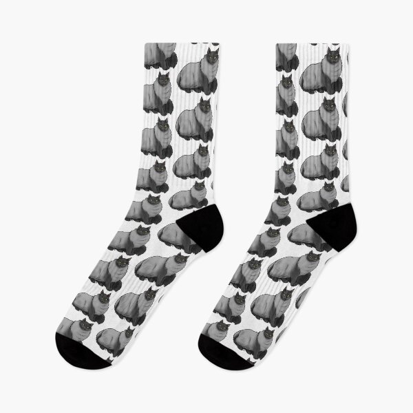 Item preview, Cat - Norwegian Forest Cat - Black Smoke designed and sold by Jennifer Stolzer.