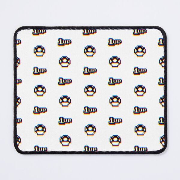 Item preview, 1up Mushroom Glitch Pattern designed and sold by animinimal.