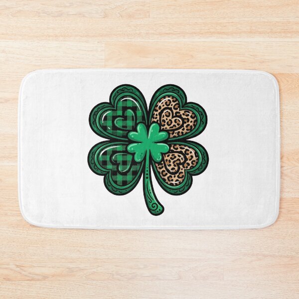 Item preview, St Patricks Day shamrock leopard festive patricks day design designed and sold by ArtDesignTp.