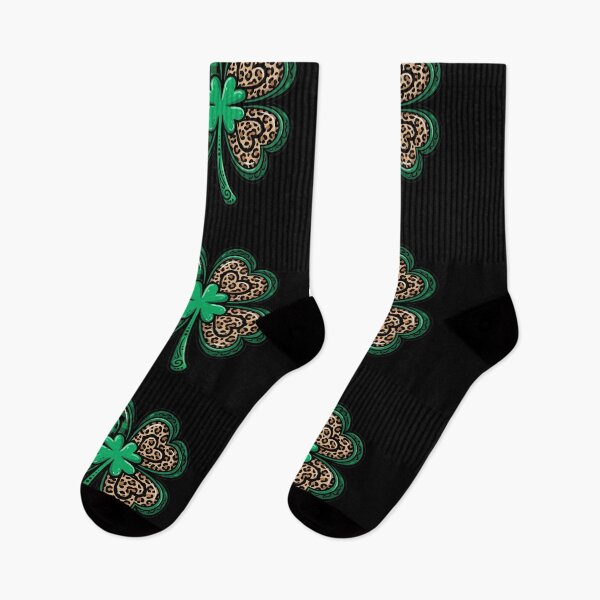 Item preview, St Patricks Day shamrock leopard festive patricks day design designed and sold by ArtDesignTp.