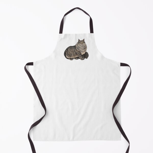 Item preview, Cat - Norwegian Forest Cat - Brown Tabby designed and sold by Jennifer Stolzer.
