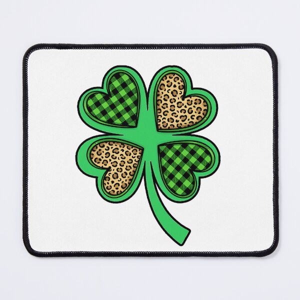 Item preview, plaid shamrock heart irish celebration St Patricks Day designed and sold by ArtDesignTp.