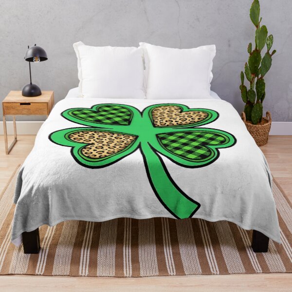 Item preview, plaid shamrock heart irish celebration St Patricks Day designed and sold by ArtDesignTp.