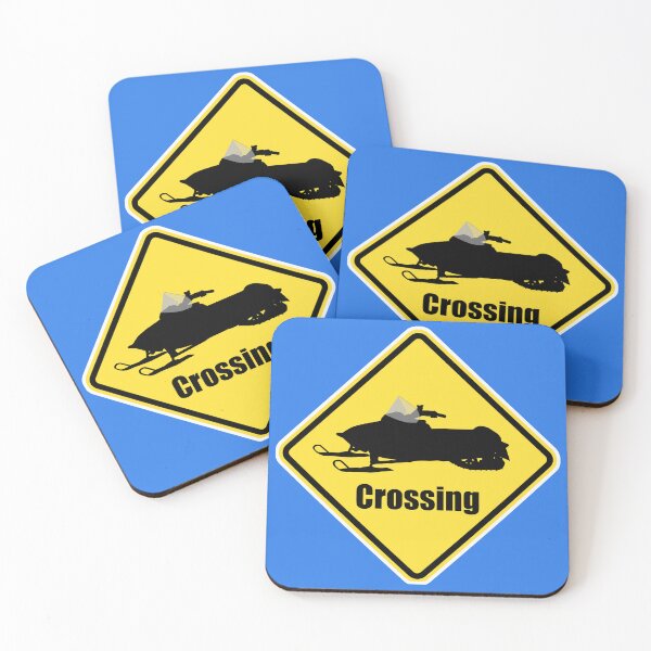 Item preview, Snow Mobile Crossing  designed and sold by AlaskaExtreme.