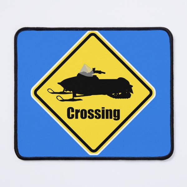 Item preview, Snow Mobile Crossing designed and sold by AlaskaExtreme.
