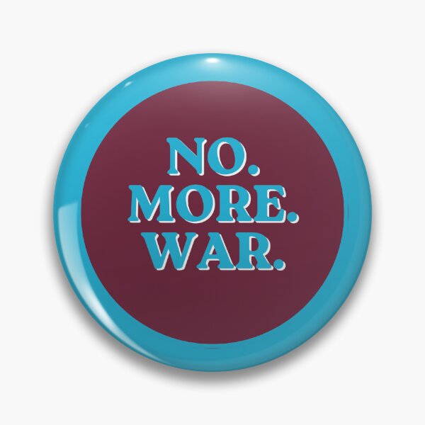 Item preview, No More War Retro Typography Bold Design designed and sold by leftyshirts.