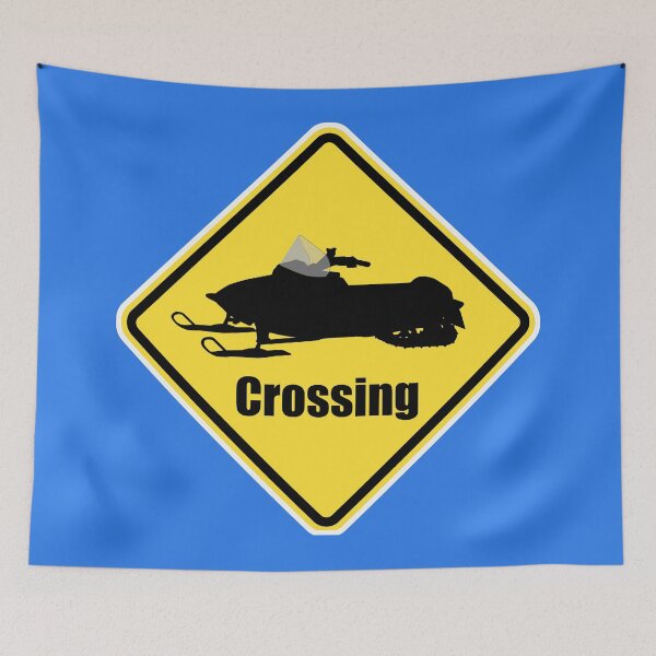 Item preview, Snow Mobile Crossing  designed and sold by AlaskaExtreme.