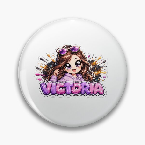 Item preview, Victoria – Cute Anime Girl Name designed and sold by AlexLineArt.