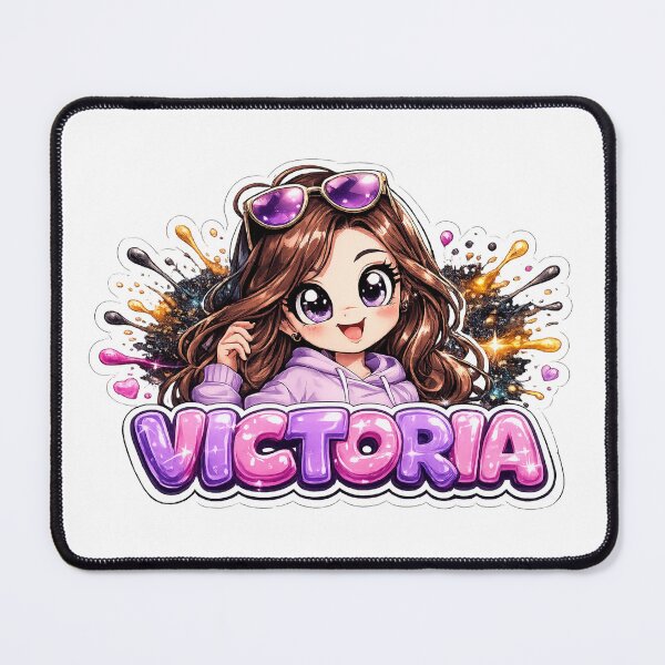 Item preview, Victoria – Cute Anime Girl Name designed and sold by AlexLineArt.