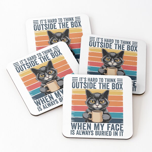 Item preview, It's Hard to Think Outside the Box When My Face Is Always Buried in It designed and sold by 76Valeria.