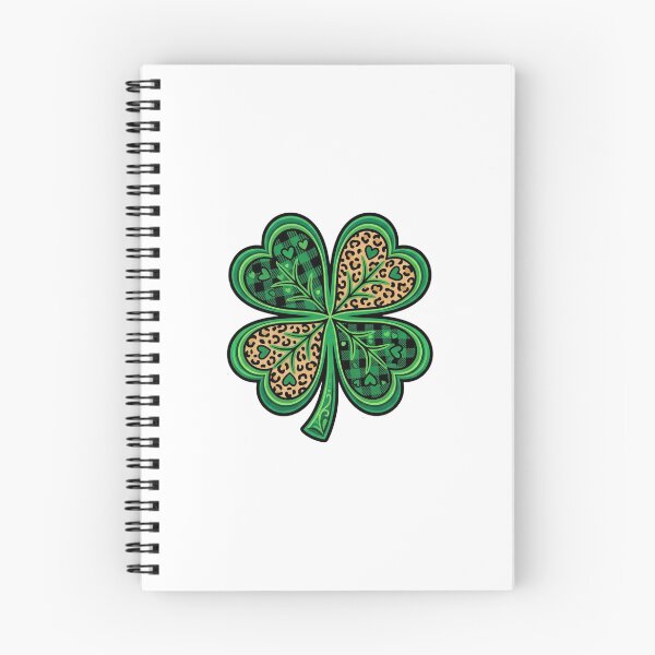 Item preview, funny St Patricks Day lucky shamrock leopard heart designed and sold by ArtDesignTp.
