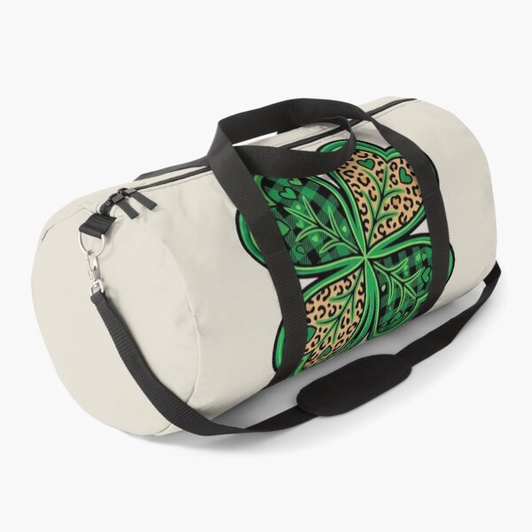 Item preview, funny St Patricks Day lucky shamrock leopard heart designed and sold by ArtDesignTp.