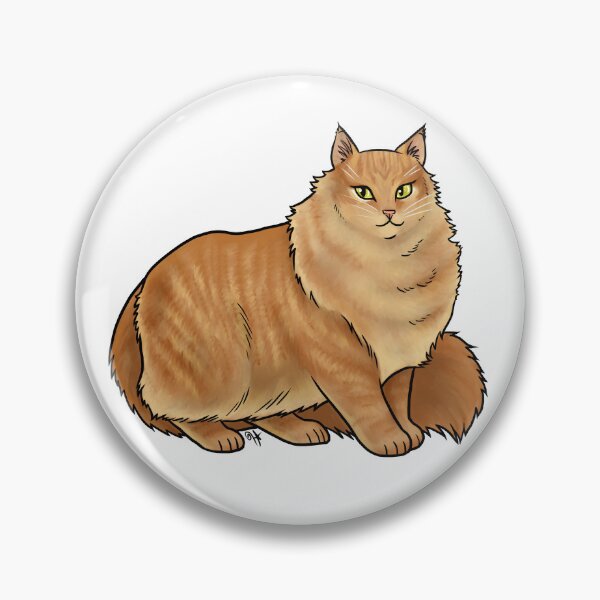 Item preview, Cat - Norwegian Forest Cat - Red designed and sold by Jennifer Stolzer.