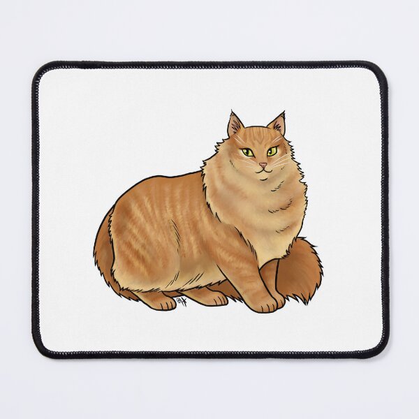 Item preview, Cat - Norwegian Forest Cat - Red designed and sold by Jennifer Stolzer.