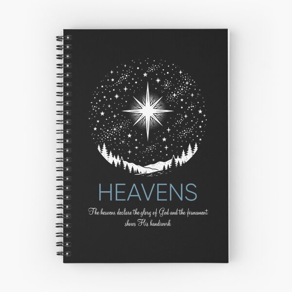Item preview, the heavens declare Christian clothing designed and sold by elbraf.