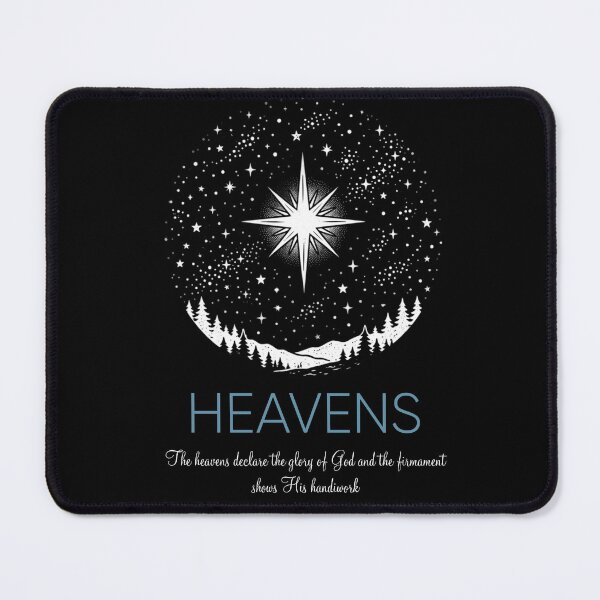 Item preview, the heavens declare Christian clothing designed and sold by elbraf.